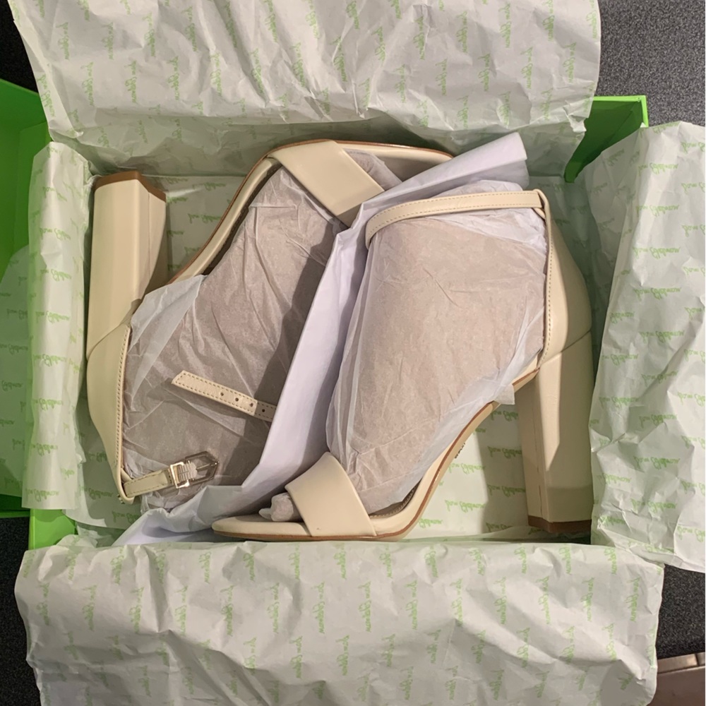 Sam Edelman “yaro” ivory leather sandal